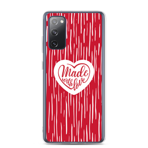 Samsung Galaxy S20 FE Made With Love (Heart) Samsung Case by Design Express