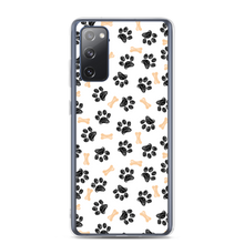 Samsung Galaxy S20 FE Dog Paws and Bones Pattern Samsung Case by Design Express