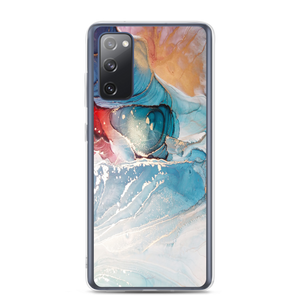 Samsung Galaxy S20 FE Colorful Marble Liquid ink Art Full Print Samsung Case by Design Express