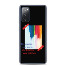 Samsung Galaxy S20 FE Rainbow Samsung Case Black by Design Express