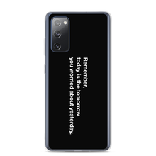 Samsung Galaxy S20 FE Remember Quotes Samsung Case by Design Express