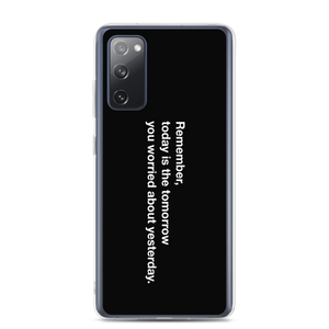 Samsung Galaxy S20 FE Remember Quotes Samsung Case by Design Express