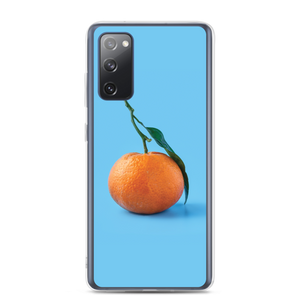 Samsung Galaxy S20 FE Orange on Blue Samsung Case by Design Express