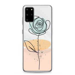 Samsung Galaxy S20 Plus Pasty Flower Line Samsung Case by Design Express