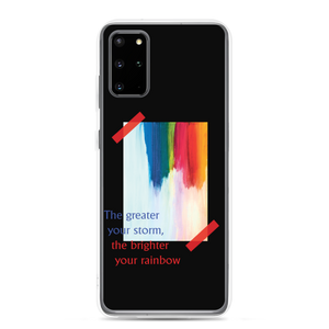 Samsung Galaxy S20 Plus Rainbow Samsung Case Black by Design Express