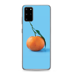 Samsung Galaxy S20 Plus Orange on Blue Samsung Case by Design Express