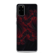 Samsung Galaxy S20 Plus Black Red Fractal Art Samsung Case by Design Express