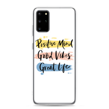 Samsung Galaxy S20 Plus Positive Mind, Good Vibes, Great Life Samsung Case by Design Express