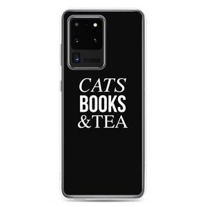 Samsung Galaxy S20 Ultra Cats Books Tea (Funny) Samsung Case by Design Express