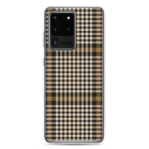 Samsung Galaxy S20 Ultra Herringbone Glen Plaid Pattern Samsung Case by Design Express