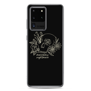 Samsung Galaxy S20 Ultra Marvelous Nightmare Flower Skull Samsung Case by Design Express