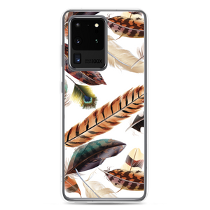 Samsung Galaxy S20 Ultra Feathers Pattern Samsung Case by Design Express