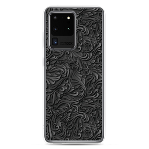 Samsung Galaxy S20 Ultra 3D Black Ornament Pattern Samsung Case by Design Express