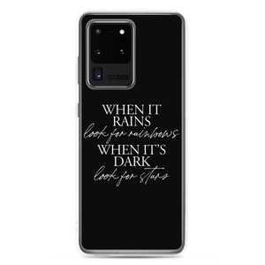 Samsung Galaxy S20 Ultra When it rains, look for rainbows (Quotes) Samsung Case by Design Express