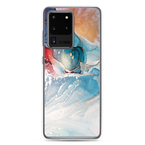 Samsung Galaxy S20 Ultra Colorful Marble Liquid ink Art Full Print Samsung Case by Design Express