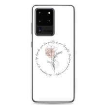 Samsung Galaxy S20 Ultra the happiness of your life deppends upon the quality of your thoughts Samsung Case by Design Express