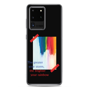 Samsung Galaxy S20 Ultra Rainbow Samsung Case Black by Design Express