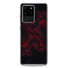 Samsung Galaxy S20 Ultra Black Red Fractal Art Samsung Case by Design Express