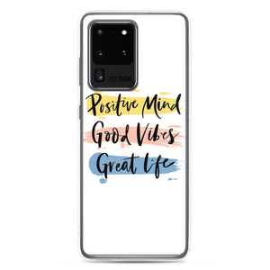 Samsung Galaxy S20 Ultra Positive Mind, Good Vibes, Great Life Samsung Case by Design Express