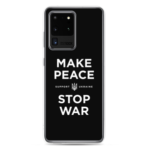 Samsung Galaxy S20 Ultra Make Peace Stop War (Support Ukraine) Black Samsung Case by Design Express