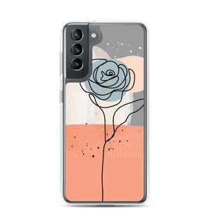 Samsung Galaxy S21 Soft Flower Line Samsung Case by Design Express