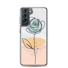 Samsung Galaxy S21 Pasty Flower Line Samsung Case by Design Express