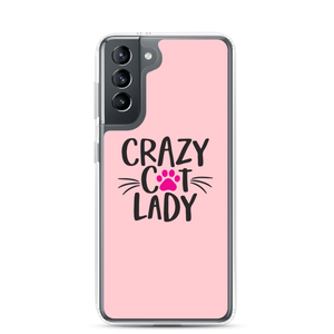 Samsung Galaxy S21 Crazy Cat Lady (Cat Lover) Funny Samsung Case by Design Express