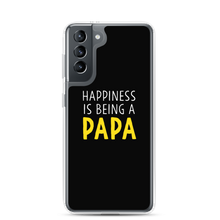 Samsung Galaxy S21 Happiness is Being a Papa (Funny) Samsung Case by Design Express