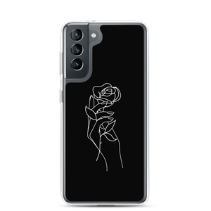 Samsung Galaxy S21 Rose in Hand Samsung Case by Design Express