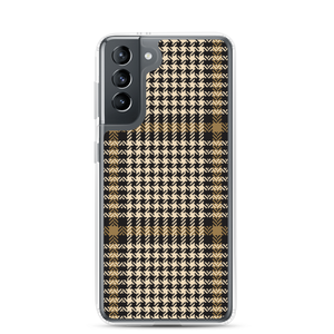 Samsung Galaxy S21 Herringbone Glen Plaid Pattern Samsung Case by Design Express