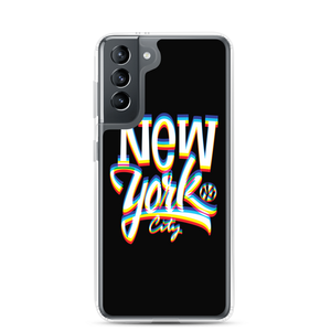 Samsung Galaxy S21 New York City Glitch Samsung Case by Design Express