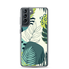 Samsung Galaxy S21 Fresh Tropical Leaf Pattern Samsung Case by Design Express