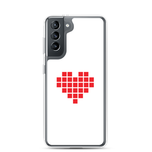 Samsung Galaxy S21 I Heart U Pixel Samsung Case by Design Express