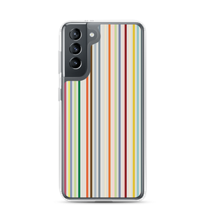 Samsung Galaxy S21 Colorfull Stripes Samsung Case by Design Express