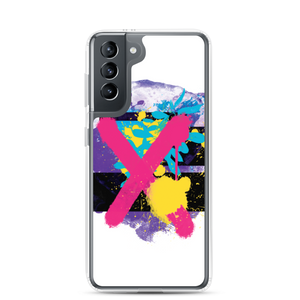 Samsung Galaxy S21 Abstract Series 01 Samsung Case White by Design Express