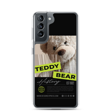 Samsung Galaxy S21 Teddy Bear Hystory Samsung Case Black by Design Express