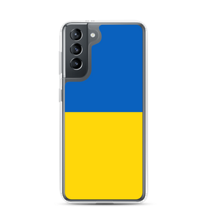 Samsung Galaxy S21 Ukraine Flag (Support Ukraine) Samsung Case by Design Express