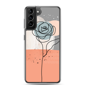 Samsung Galaxy S21 Plus Soft Flower Line Samsung Case by Design Express