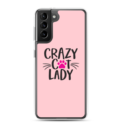 Samsung Galaxy S21 Plus Crazy Cat Lady (Cat Lover) Funny Samsung Case by Design Express