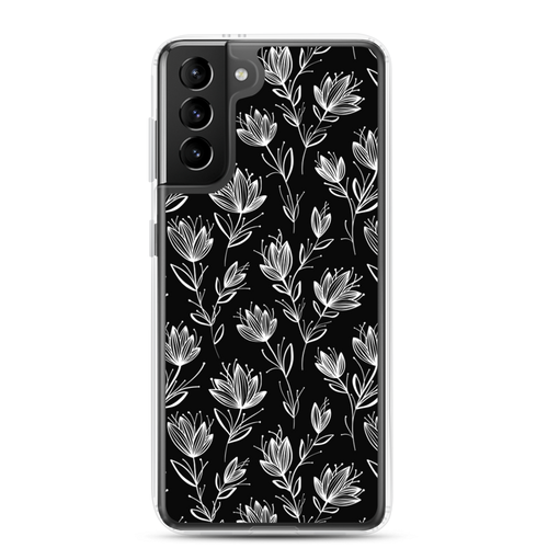 Samsung Galaxy S21 Plus Leaf Line Pattern Samsung Case by Design Express