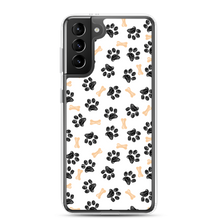 Samsung Galaxy S21 Plus Dog Paws and Bones Pattern Samsung Case by Design Express