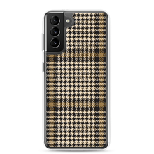 Samsung Galaxy S21 Plus Herringbone Glen Plaid Pattern Samsung Case by Design Express