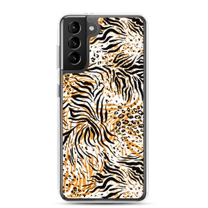 Samsung Galaxy S21 Plus Tiger Seamless Pattern Samsung Case by Design Express