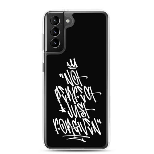 Samsung Galaxy S21 Plus Not Perfect Just Forgiven Graffiti (motivation) Samsung Case by Design Express