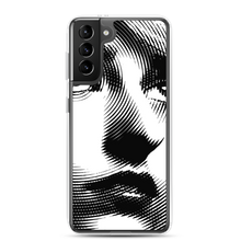 Samsung Galaxy S21 Plus Face Art Black & White Samsung Case by Design Express