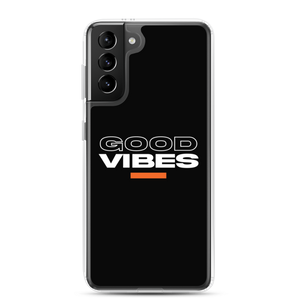 Samsung Galaxy S21 Plus Good Vibes Text Samsung Case by Design Express