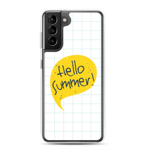 Samsung Galaxy S21 Plus Hello Summer Yellow Samsung Case by Design Express