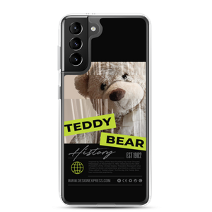 Samsung Galaxy S21 Plus Teddy Bear Hystory Samsung Case Black by Design Express