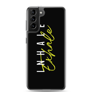 Inhale Exhale Clear Case for Samsung®