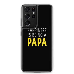 Samsung Galaxy S21 Ultra Happiness is Being a Papa (Funny) Samsung Case by Design Express